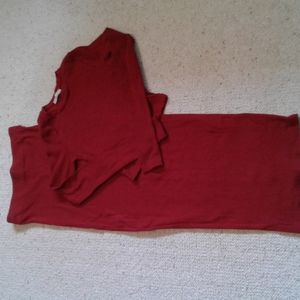 Zara two pc knit outfit